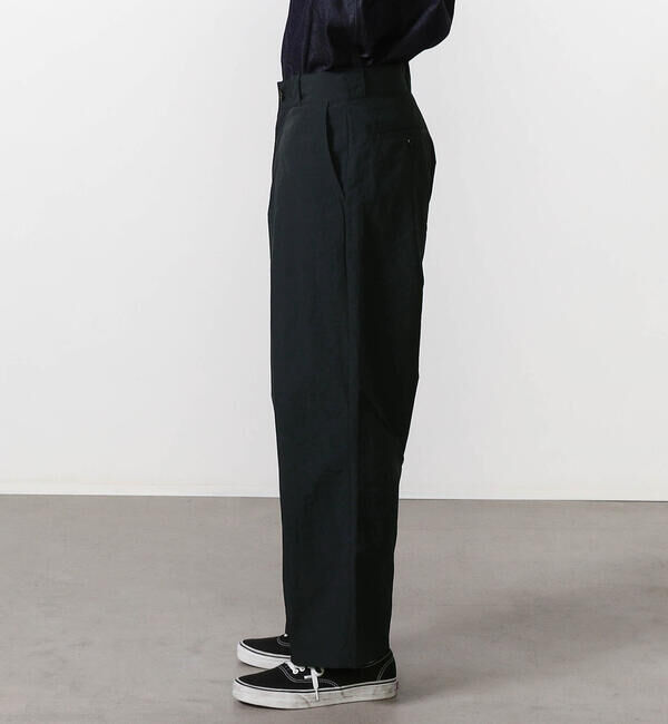 DANTON「DANTON | ナイロンタッサー ワイドパンツ MEN」|チノ|