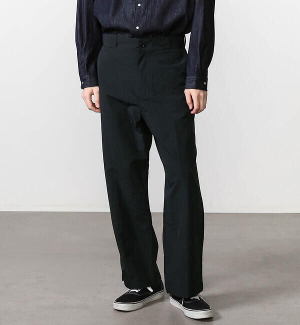 DANTON「DANTON | ナイロンタッサー ワイドパンツ MEN」|チノ|