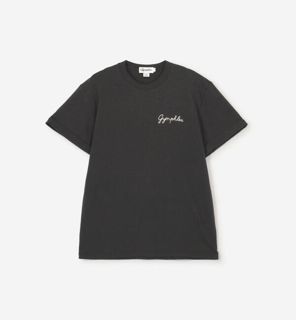 GYMPHLEX「Gymphlex | 刺繍ロゴTシャツ MEN」|Tシャツ・カットソー|CHARCOAL