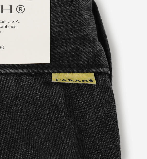  「FARAH | ツータック ワイドデニムパンツ MEN」|デニム|