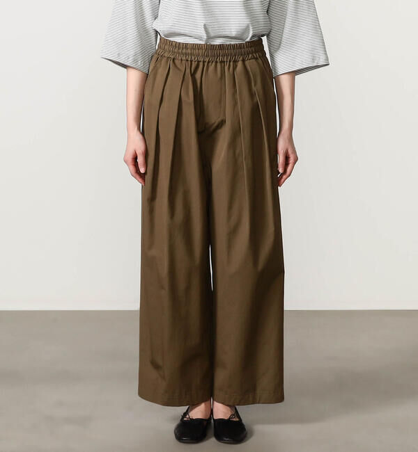  「nicholson & nicholson | 〈別注〉ワイドドローコードパンツ WOMEN」|チノ|