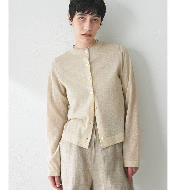  「ラメカーディガン」|ニット・セーター|