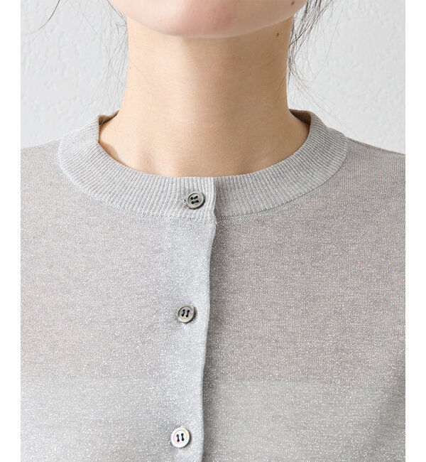  「ラメカーディガン」|ニット・セーター|