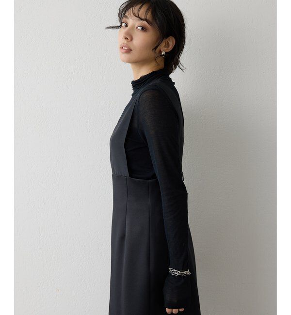  「ダブルサテンワンピース」|ワンピース|