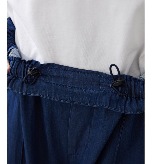 Drawing Numbers「【Drawing Numbers】ソフトデニムワイドパンツ」|チノ|