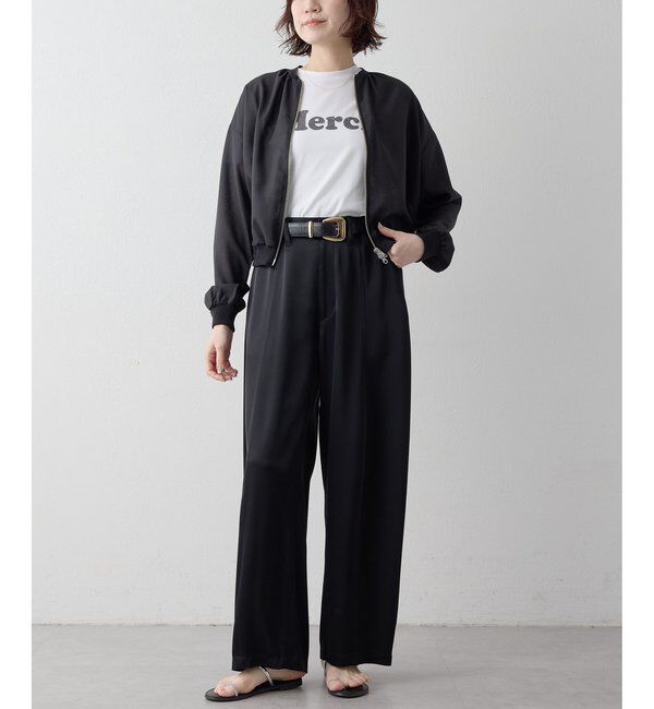 Drawing Numbers「【Drawing Numbers】ボイルZIPブルゾン」|シャツ・ブラウス|