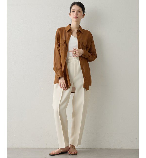 Drawing Numbers「【Drawing Numbers】コットンシースルーブラウス」|シャツ・ブラウス|