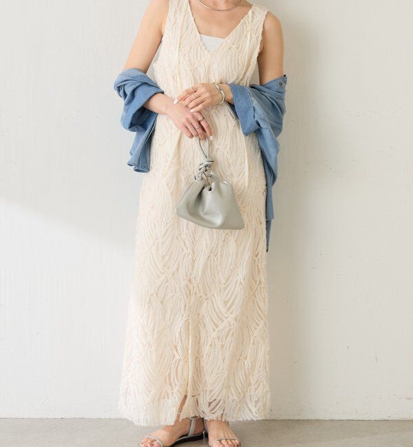  「【人気アイテムがサイズ展開を増やして再販！】バテンレースワンピース」|ワンピース|