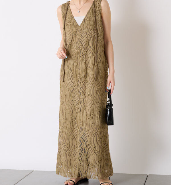  「【人気アイテムがサイズ展開を増やして再販！】バテンレースワンピース」|ワンピース|