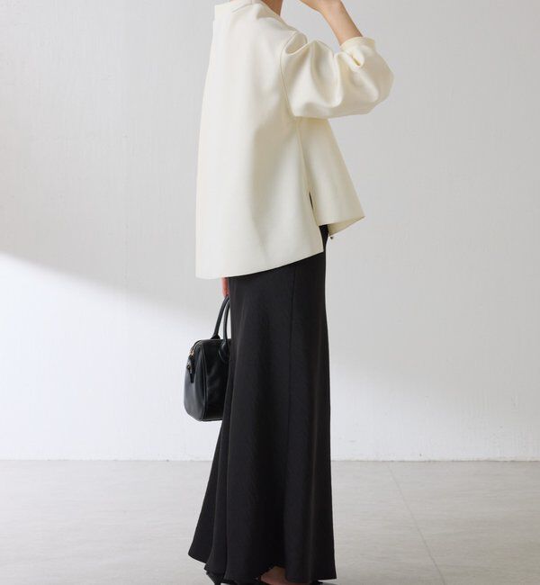  「《WEB限定/気温調整に◎》メタル釦ジョーゼットカーディガン」|Tシャツ・カットソー|