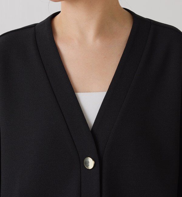  「《WEB限定/気温調整に◎》メタル釦ジョーゼットカーディガン」|Tシャツ・カットソー|