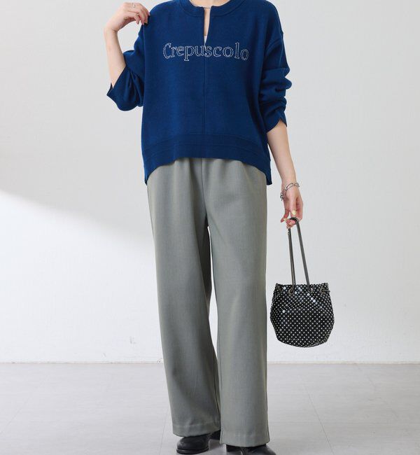  「裏起毛ボンディングイージーパンツ」|チノ|