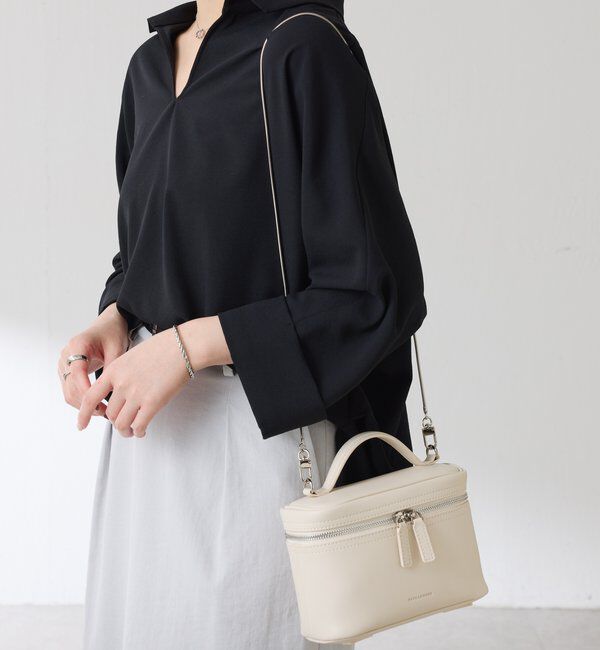  「【PAPILLONNER/パピヨネ】ミラー付きミニバニティバッグ/セレモニー」|その他|