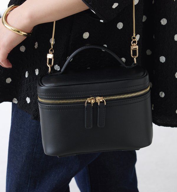  「【PAPILLONNER/パピヨネ】ミラー付きミニバニティバッグ/セレモニー」|その他|