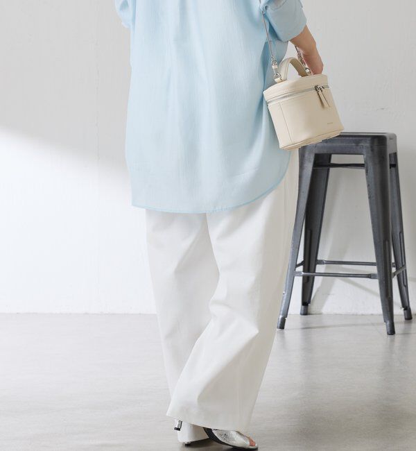  「シェルタリング3タックパンツ」|スラックス|