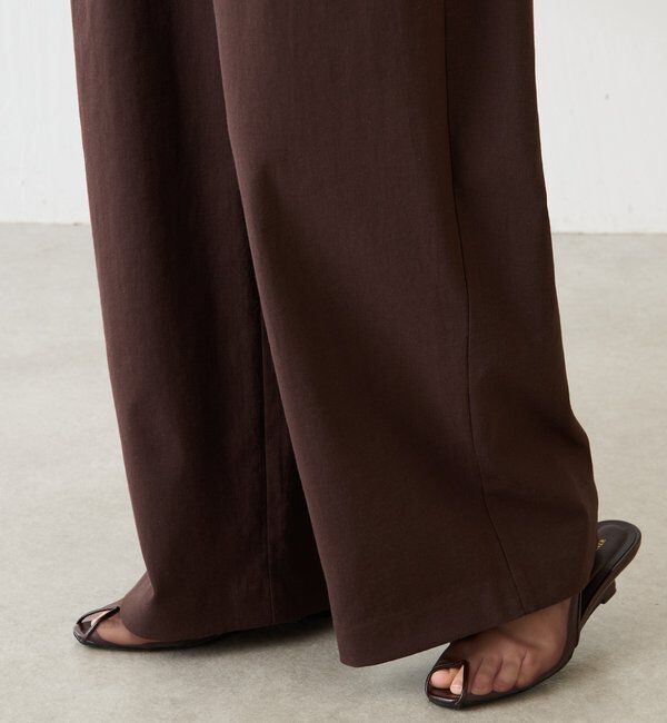  「シェルタリング3タックパンツ」|スラックス|