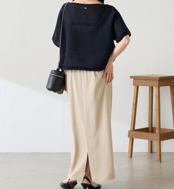  「シャーリーカーンハーフスリーブニット」|ニット・セーター|