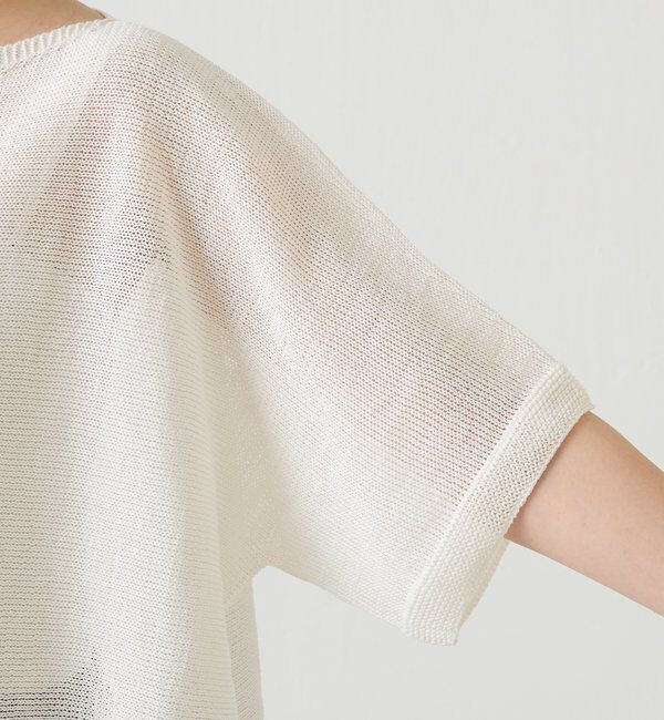  「シャーリーカーンハーフスリーブニット」|ニット・セーター|