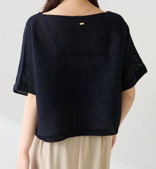  「シャーリーカーンハーフスリーブニット」|ニット・セーター|