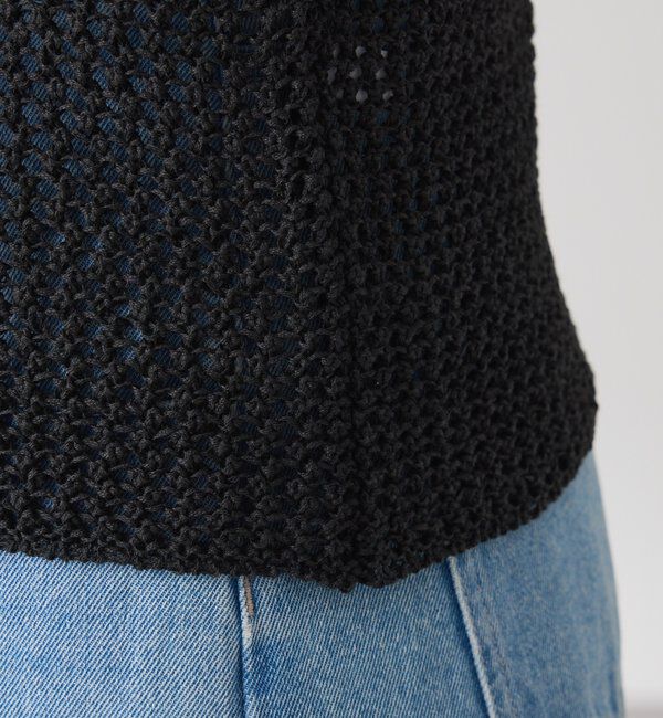  「クロシェフリルニットベスト」|ベスト・ジレ|