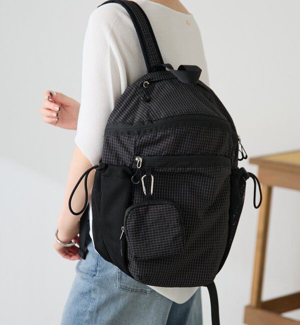  「【強撥水/軽量】強撥水10ポケットバックパック」|リュック|