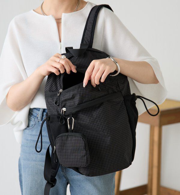  「【強撥水/軽量】強撥水10ポケットバックパック」|リュック|