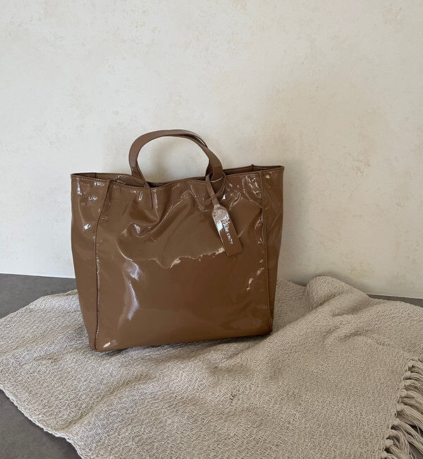  「【新色追加】【WEB限定】 ソフトエナメルショッパーバッグ」|トートバッグ|