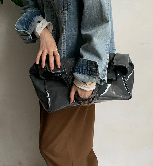  「【新色追加】【WEB限定】 ソフトエナメルショッパーバッグ」|トートバッグ|