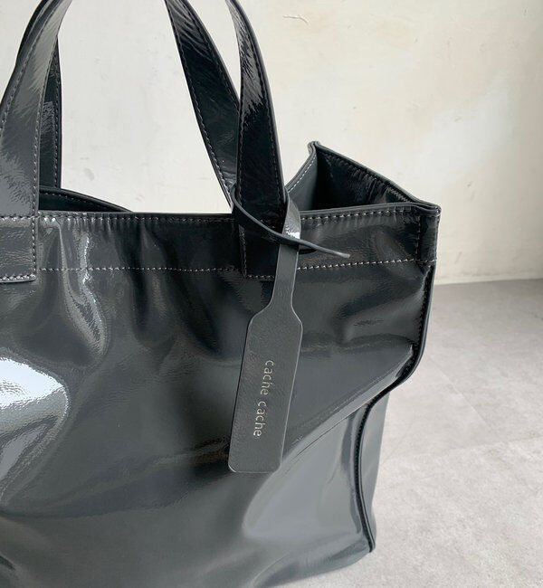  「【新色追加】【WEB限定】 ソフトエナメルショッパーバッグ」|トートバッグ|