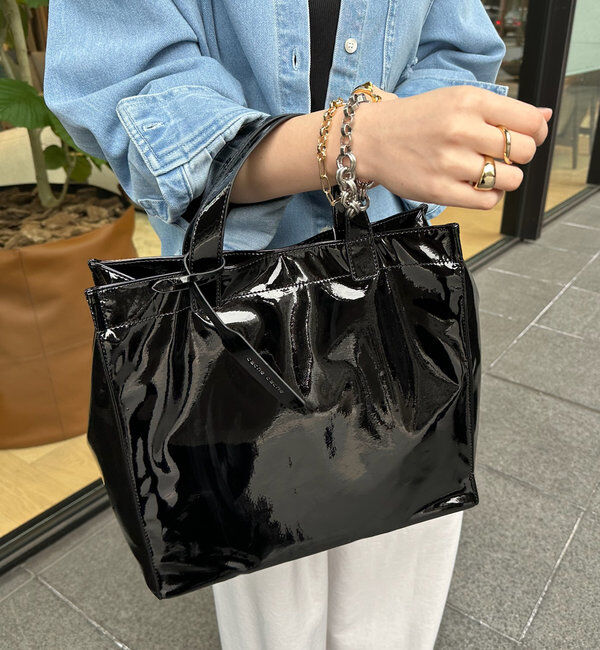  「【新色追加】【WEB限定】 ソフトエナメルショッパーバッグ」|トートバッグ|