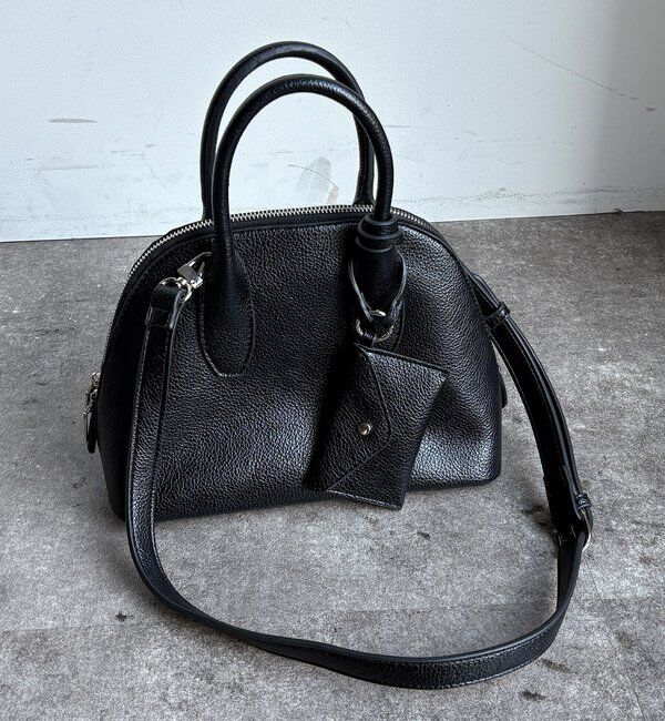  「ポーチ付シェル型ボストン」|トートバッグ|