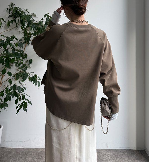  「【WEB限定】ポンチサイドファスナーロゴプルオーバー」|チノ|