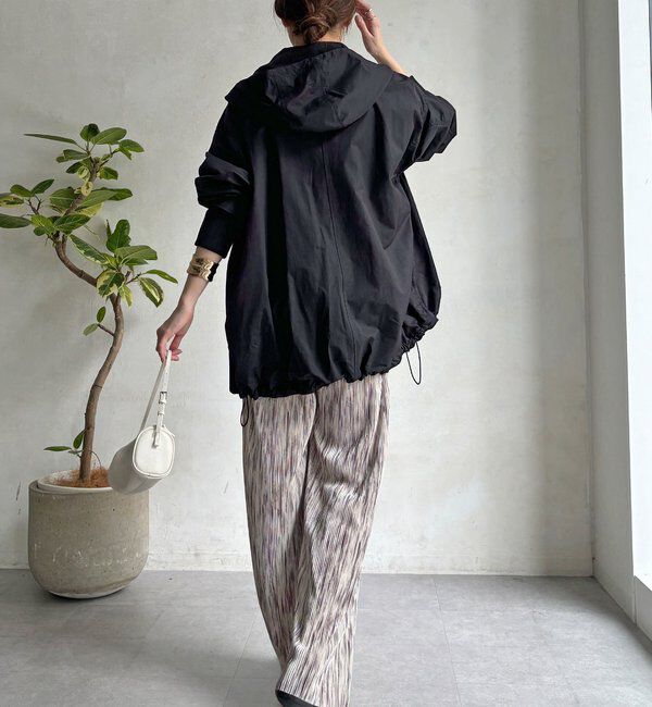  「【WEB限定】アコーディオン楊柳イージーパンツ」|チノ|