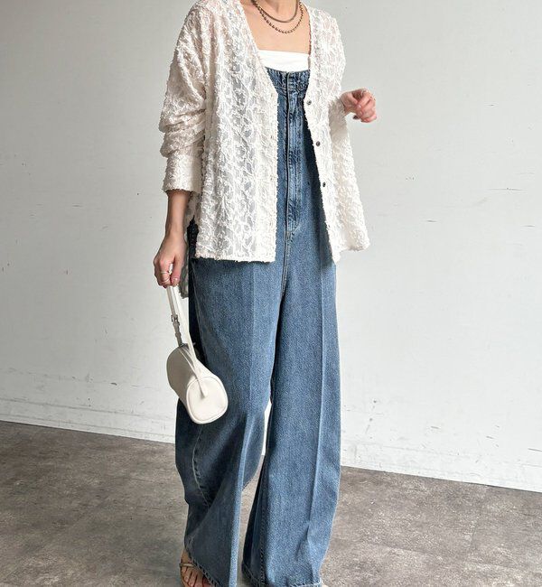  「【WEB限定】ジャガードパフスリーブシャツ」|シャツ・ブラウス|