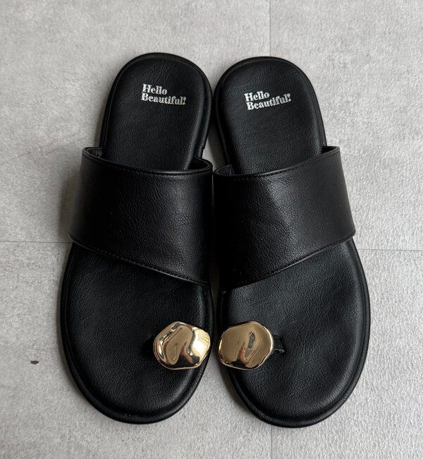  「GOLDモチーフトングサンダル」|その他|