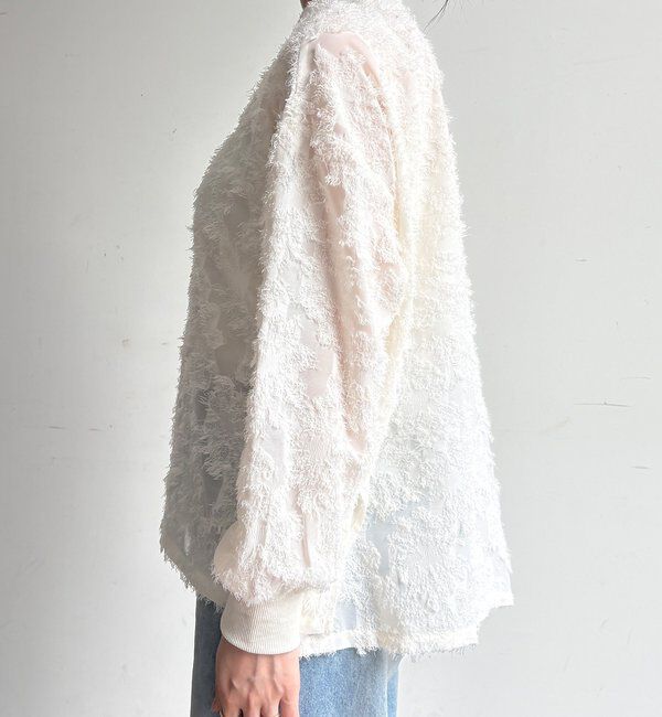  「【WEB限定】フリンジシアーシャツ」|シャツ・ブラウス|