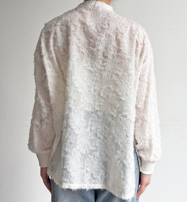  「【WEB限定】フリンジシアーシャツ」|シャツ・ブラウス|