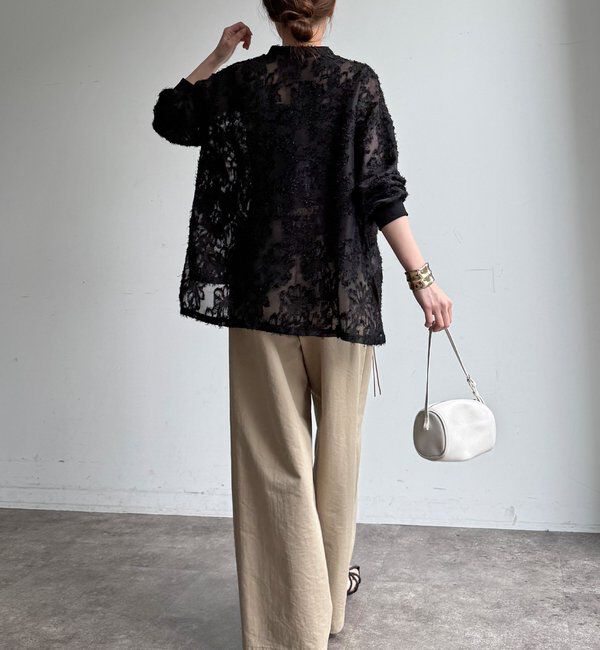  「【WEB限定】フリンジシアーシャツ」|シャツ・ブラウス|