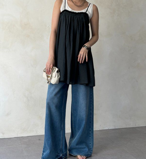  「ギャザーキャミ」|シャツ・ブラウス|