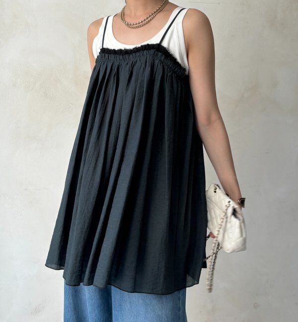  「ギャザーキャミ」|シャツ・ブラウス|