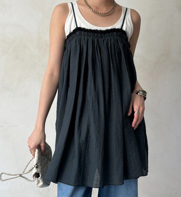  「ギャザーキャミ」|シャツ・ブラウス|