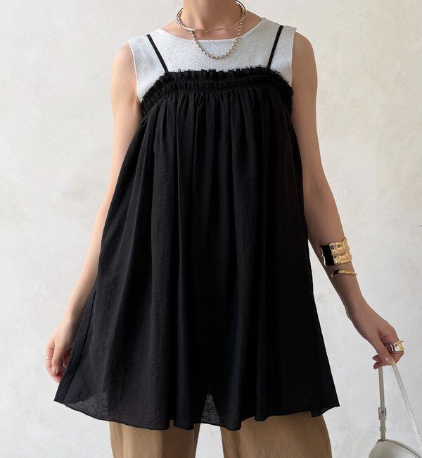  「ギャザーキャミ」|シャツ・ブラウス|