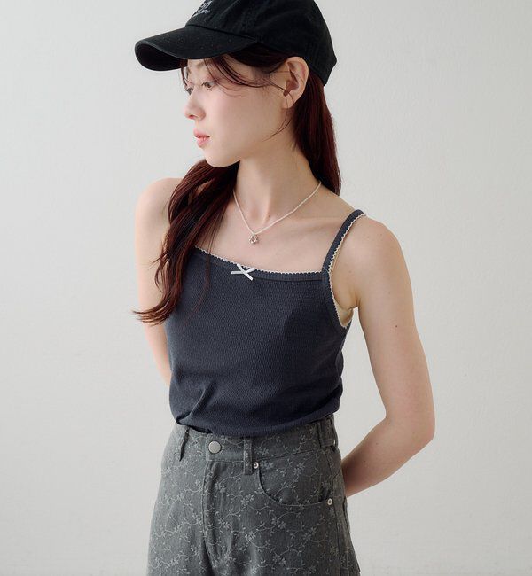  「ピコリボンキャミ」|キャミソール|