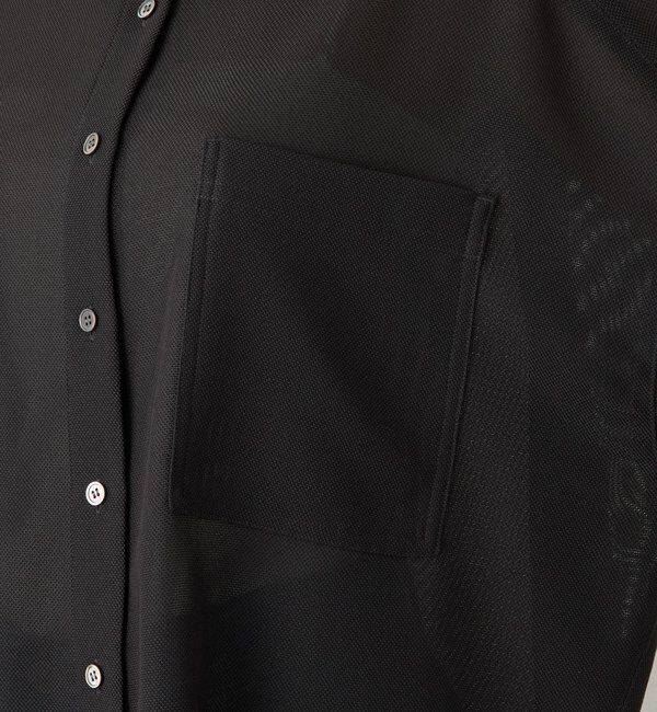  「【上品な透け感】メッシュドルマンシャツ」|シャツ・ブラウス|