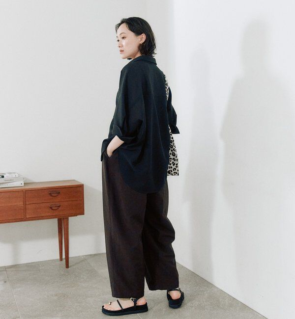  「【上品な透け感】メッシュドルマンシャツ」|シャツ・ブラウス|