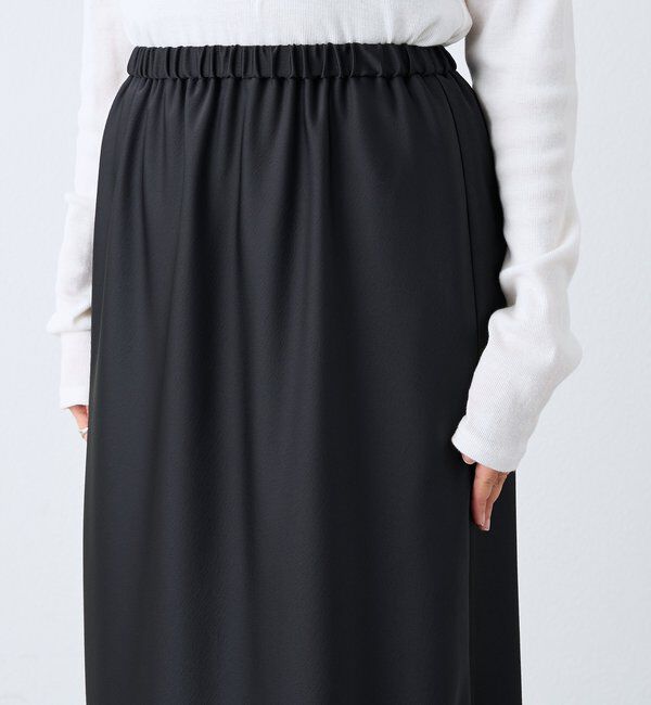  「【ストレスフリーな履き心地】バイアスサテンナロースカート」|スカート|
