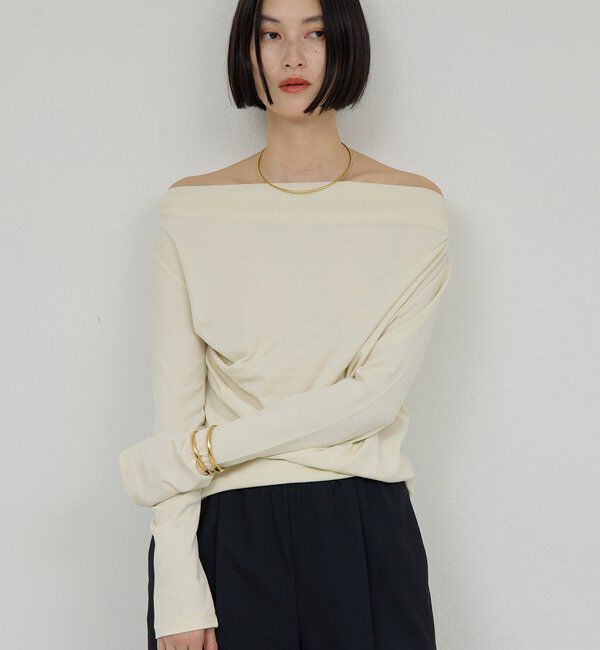  「【2WAY】オフショルカットソー」|Tシャツ・カットソー|