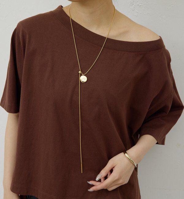  「コインY字ネックレス」|リング|ゴールド