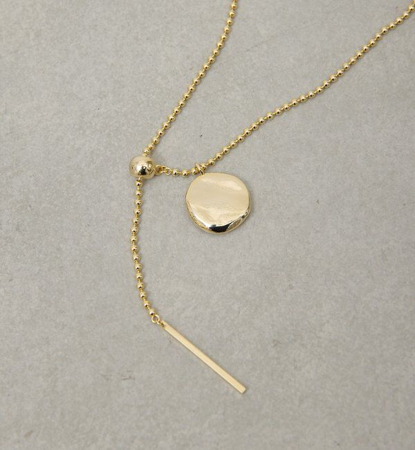  「コインY字ネックレス」|リング|