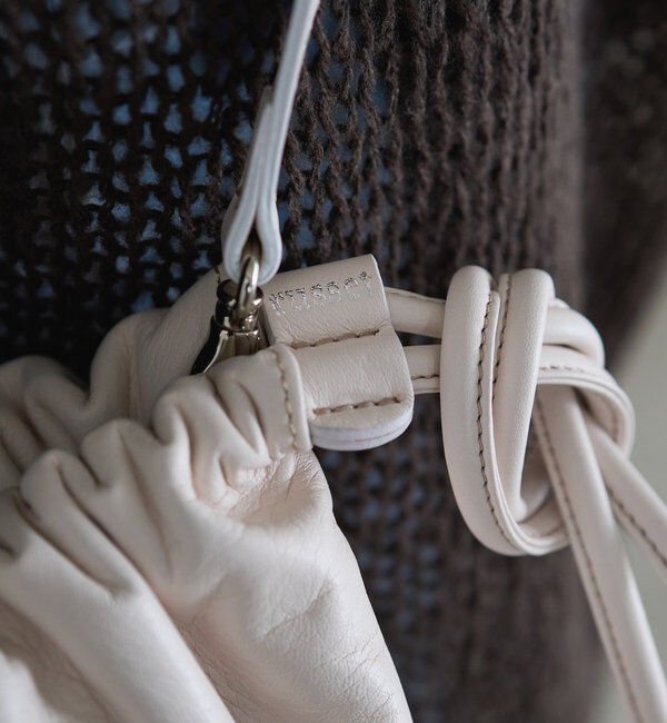  「レザー巾着4WAYショルダーバッグ」|ショルダー・メッセンジャー|